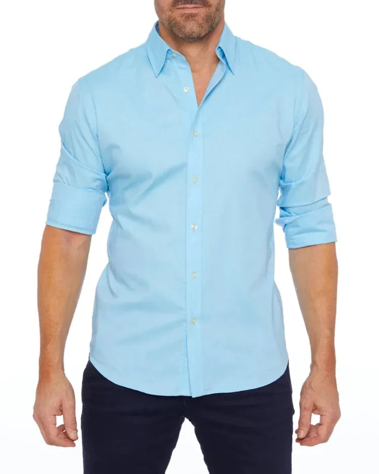 Vince Oxford Shirt with Zipper