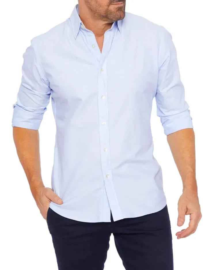 Vince Oxford Shirt with Zipper