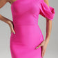 Alexis One Shoulder Bandage Kleid