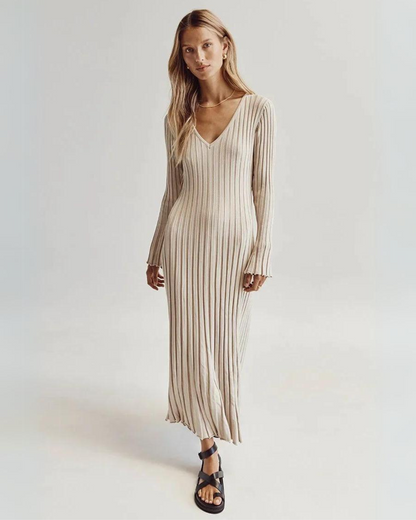 ANTHEA - KNITTED MIDI DRESS