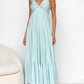 CAPRI - RUFFLED MAXI DRESS FOR VACATION