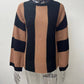 Waffle Striped Sweater