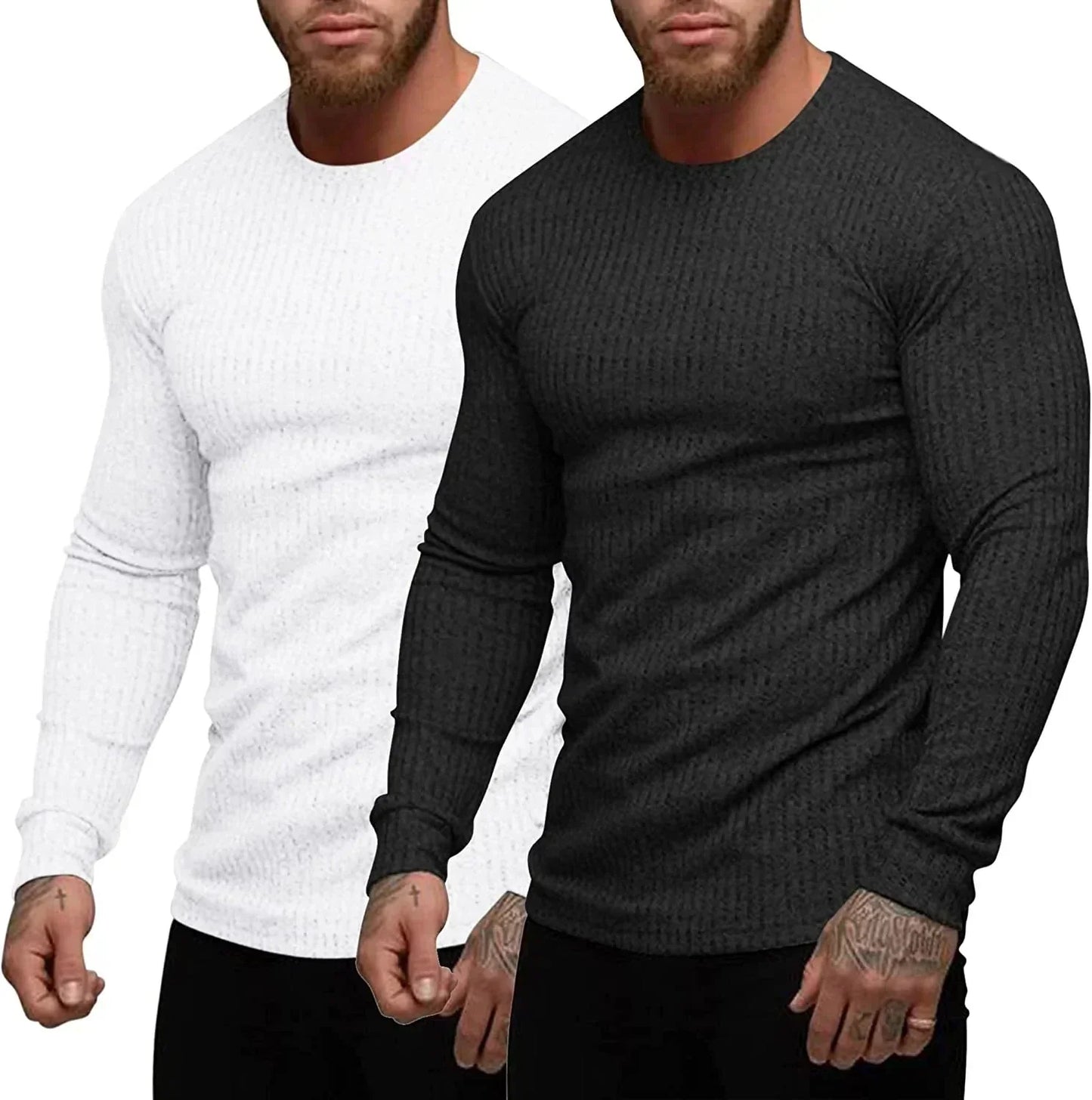 2-Pack Stretch Gym Bodybuilding T-Shirt (US Only)