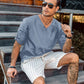 Cotton Linen Style Beach Shirt