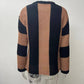 Waffle Striped Sweater