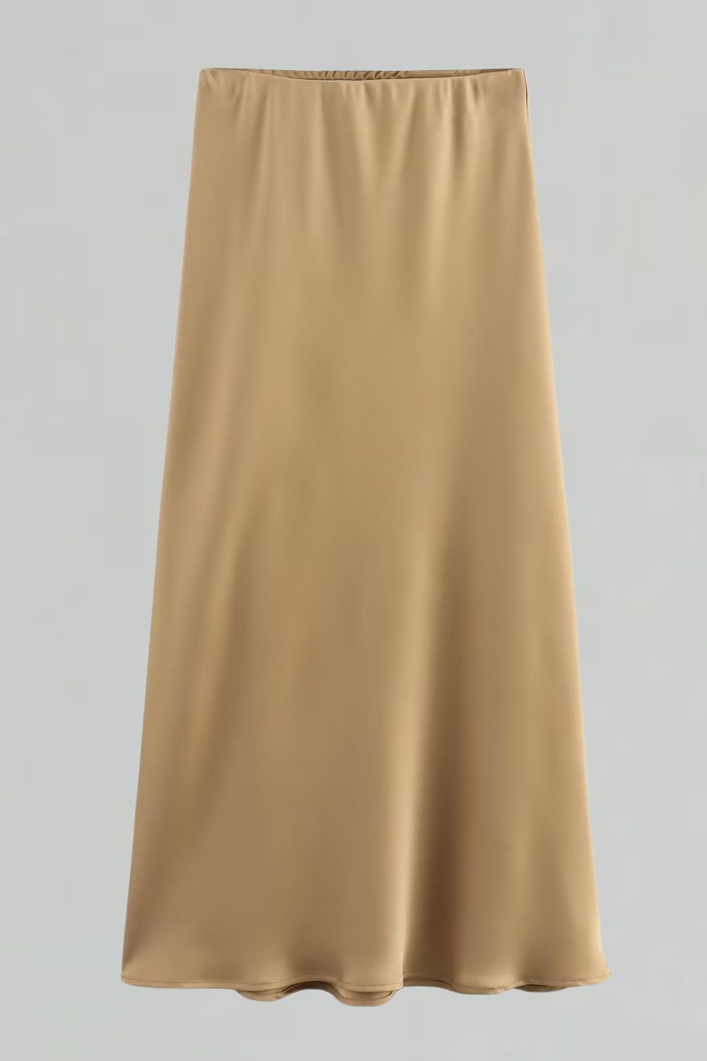 Alexandra Satin Midi Skirt