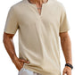 Casual Linen Style Henley Shirt (US Only)