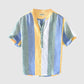 Charles Morrison Striped Flax Summer Shirt