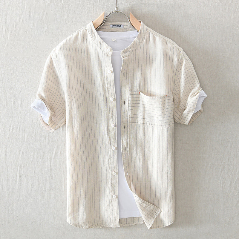 Charles Morrison Venice Flax Summer Shirt