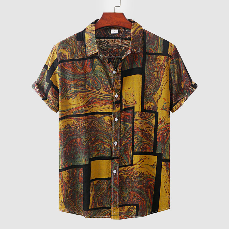 Frank Hardy Abstract Art Summer Shirt