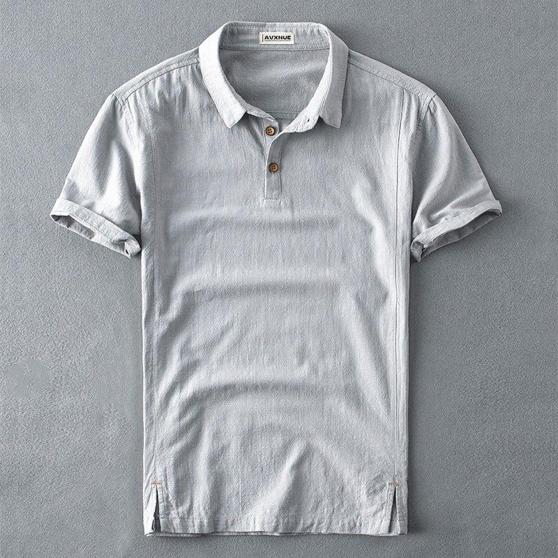 Frank Hardy Linen Polo Shirt