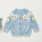 Sunflower Embroidered Cardigan