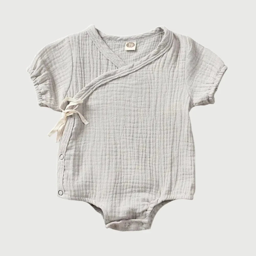 Newborn Muslin Kimono Bodysuit