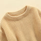 Oversized Knitted Round Neck Sweater