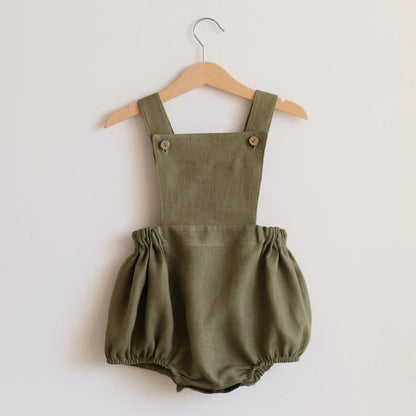 Sleeveless Baby Girls One-Piece Romper