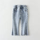 Girls Denim Boot Cut Pants