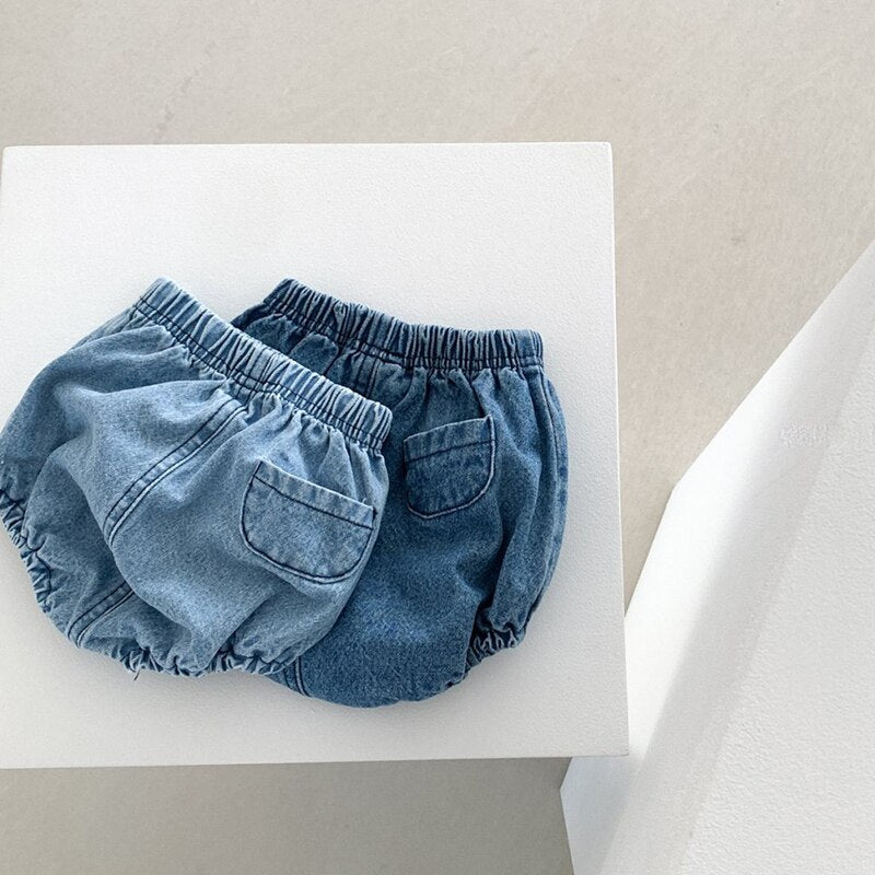 Girls Denim Bloomer Shorts