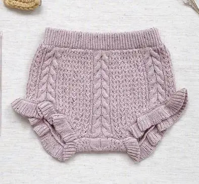 Girls Knitted Bloomer Shorts