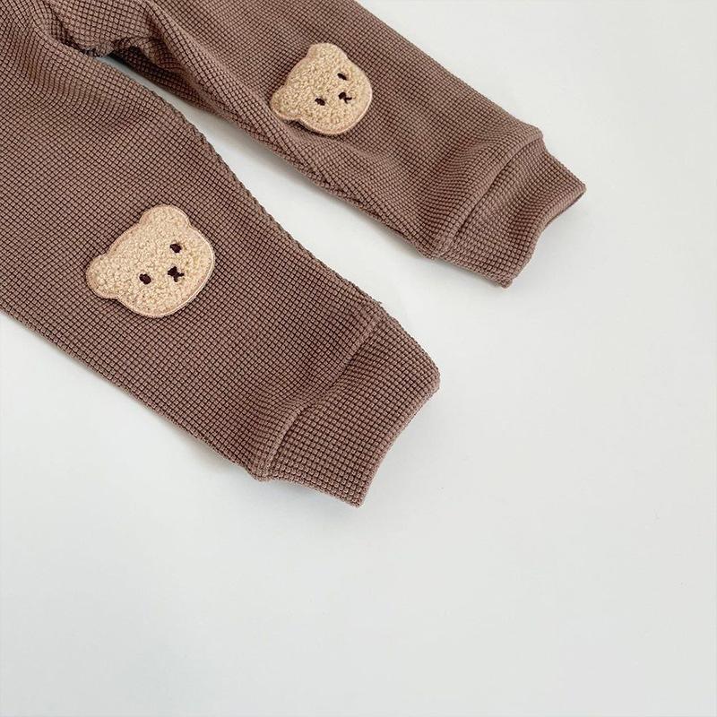 Baby Bear Waffle Leggings