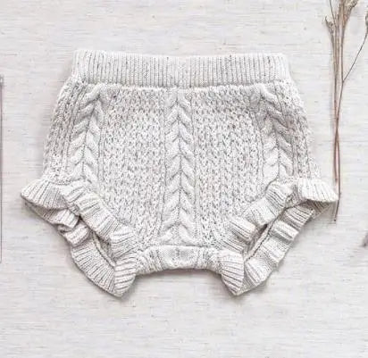 Girls Knitted Bloomer Shorts