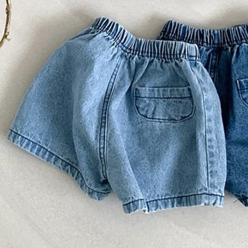 Girls Denim Bloomer Shorts