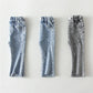 Girls Denim Boot Cut Pants