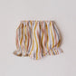 Baby Girl Solid Linen Shorts