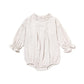 Girls Long Sleeve Linen Bodysuit