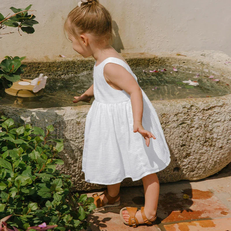 Textured Backless Dress