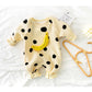 Polka Dot Banana Jumpsuit