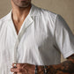 Classic Solid Cotton and Linen Casual Button Shirt