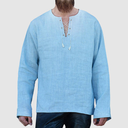 King Arthus Long Sleeve Linen Shirt