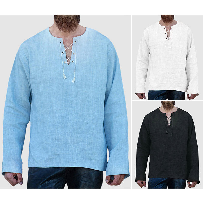 King Arthus Long Sleeve Linen Shirt