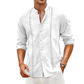 LORENZO 100% LINEN CUBAN SHIRT