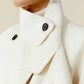 Amoretu 70.9% Wool Stand Collar Long Sleeve Wool Short Coat