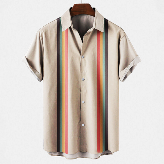 PIERRE-CÔTE RETRO LINEN SHIRT