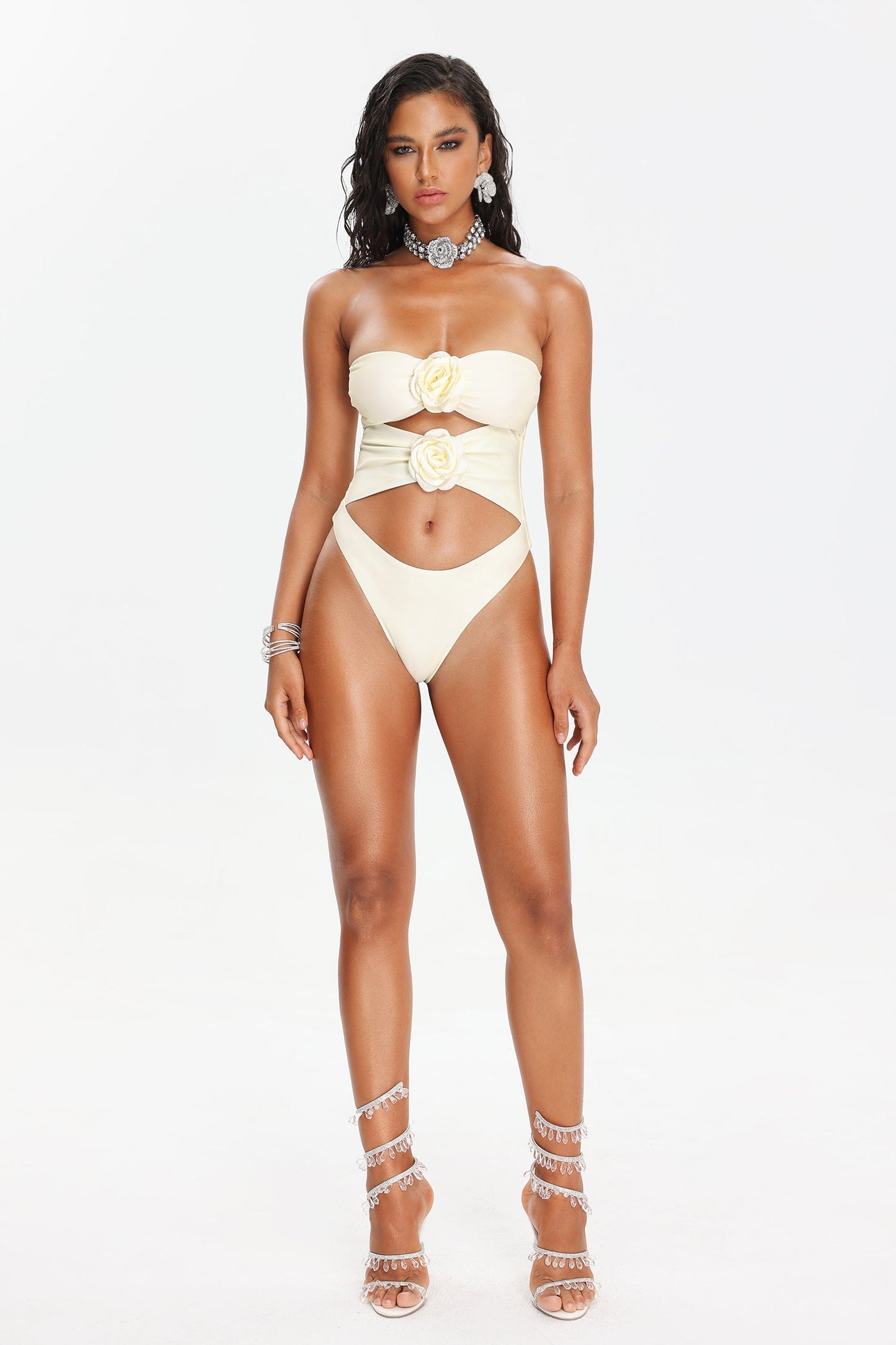 Pana Blumme Cut Out Swimsuit