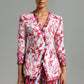 Penpe Blazer-Set mit tiefem V-Print