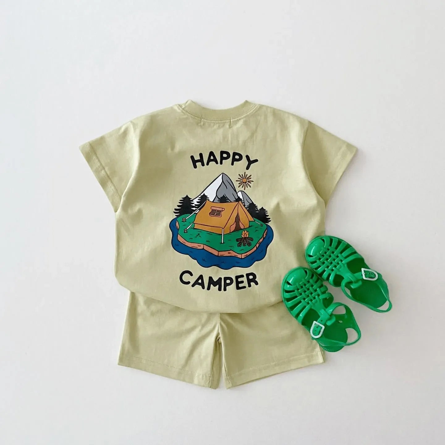 Happy Camper Shorts Set