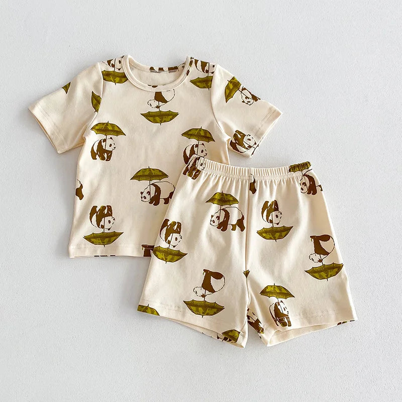 Animal Print Kids Lounge Set