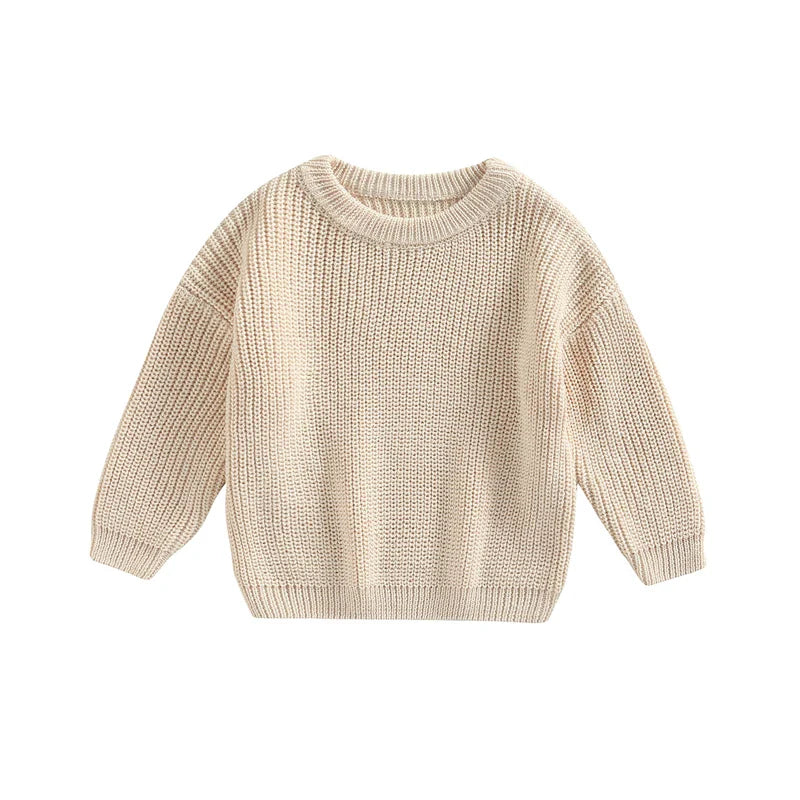 Oversized Knitted Round Neck Sweater