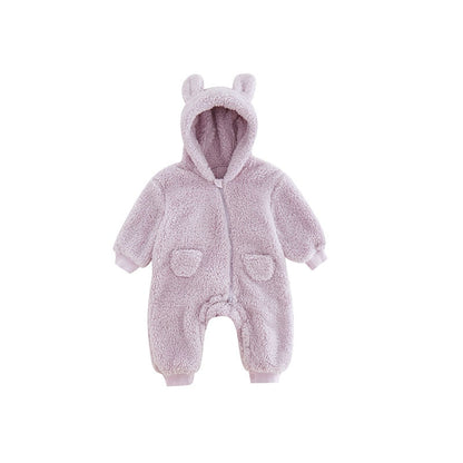 Fleece Teddy Bear Jumpsuit