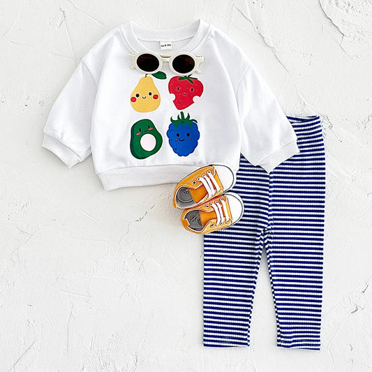 Fruit Pullover Pants Set