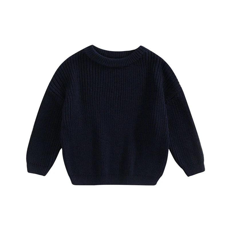 Oversized Knitted Round Neck Sweater