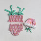 Baby Girls Floral Bandage Swimsuit With Hat