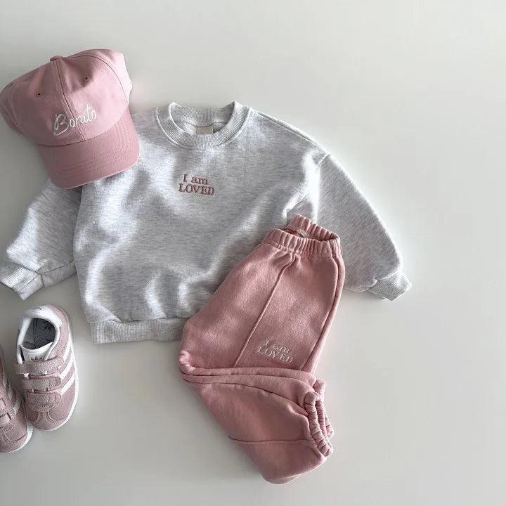 Loved Sweatshirt Jogger Set