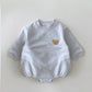 Teddy Bear Sweatshirt Bodysuit