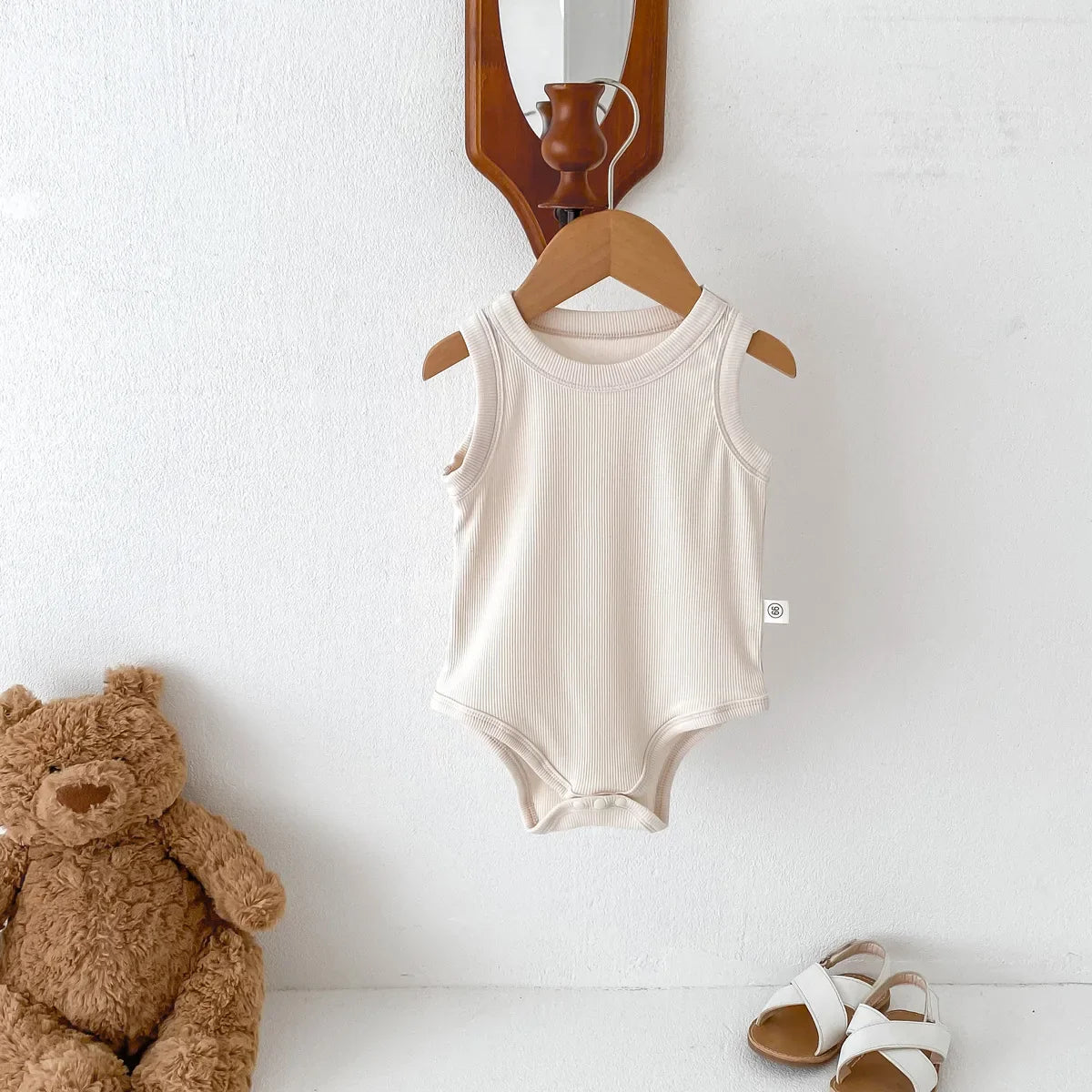 Solid Round Neck Bodysuit