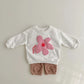 Retro Spring Sweater Corduroy  Set