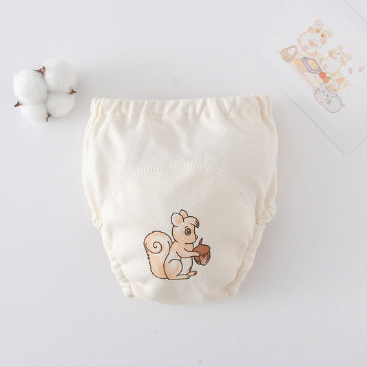 Cartoon Print Reusable Training Underwear